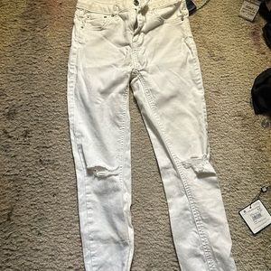 White straight legs no stains cute